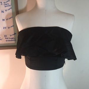 Banjul by Forever 21 Flounce Crop Top